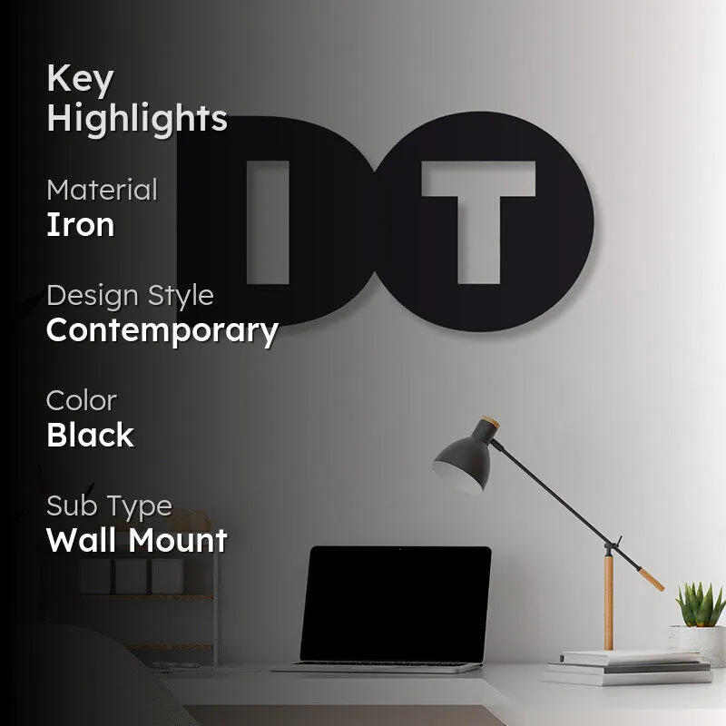 Do It Black Iron Wall Accent media 2