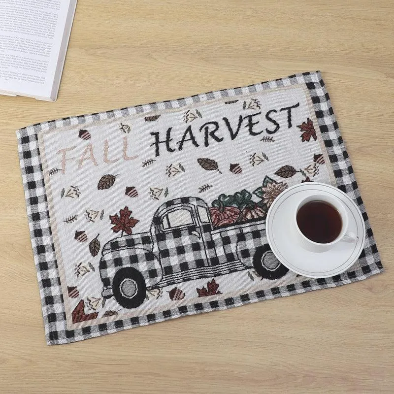 Harvest Truck Table Runner & Placemat - Seven Piece Set media 5