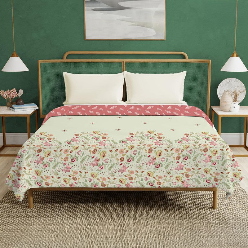 Urban Space Floral Reversible Blanket - Pink media 3