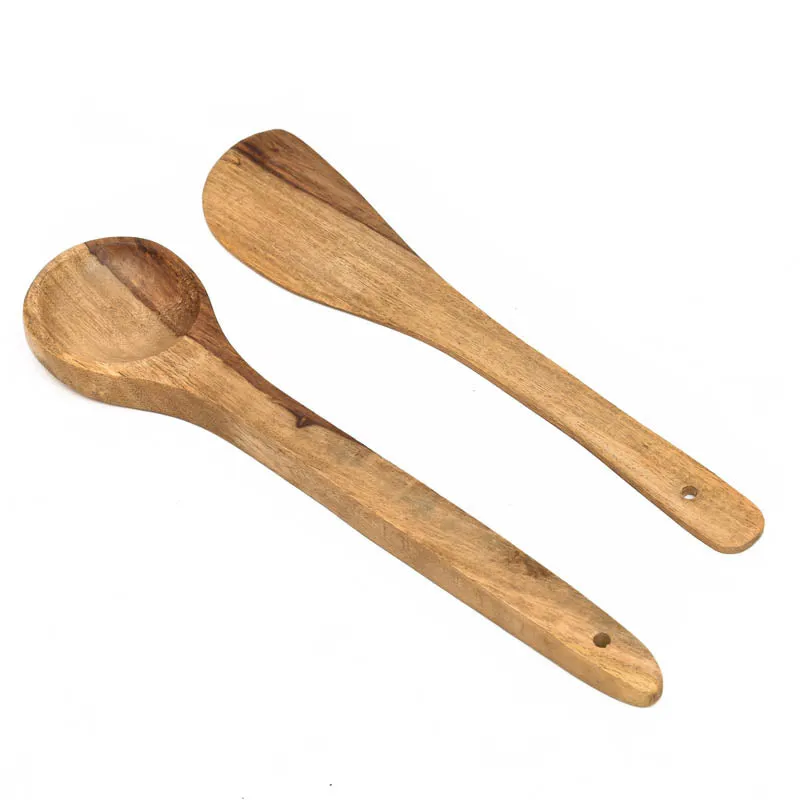 Rowena Wood Kitchen Utensil Set - Seven Piece Set media 5