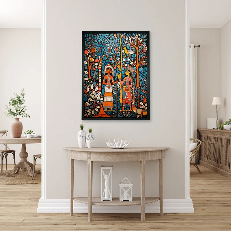 Holy Feminine Gather Canvas Wall Art media 4