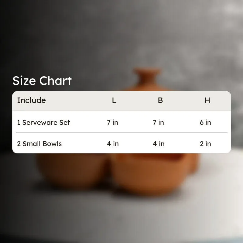 Artisanal Terracotta Serving Bowls - Three Piece Set media 10