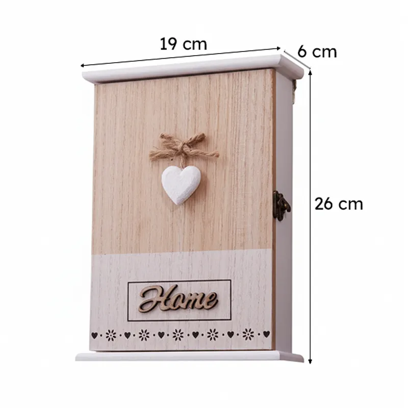 Heart Home Wooden Key Holder media 7