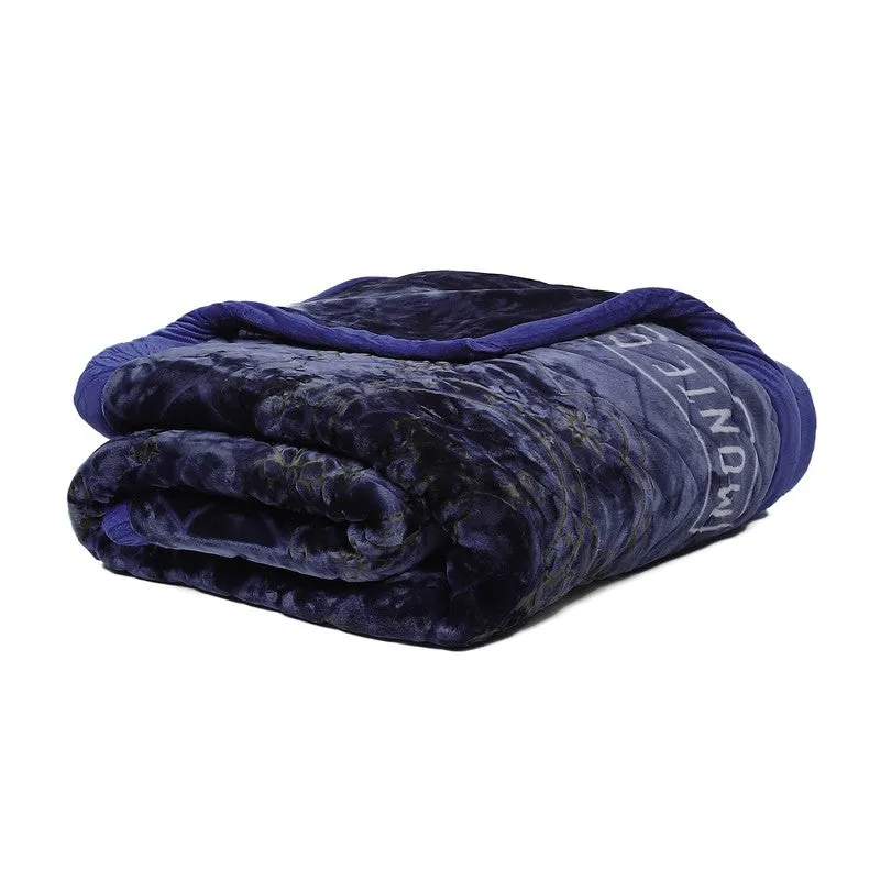 Monte Carlo Autumn Embrace Blanket (Blue) - 950 GSM media 6