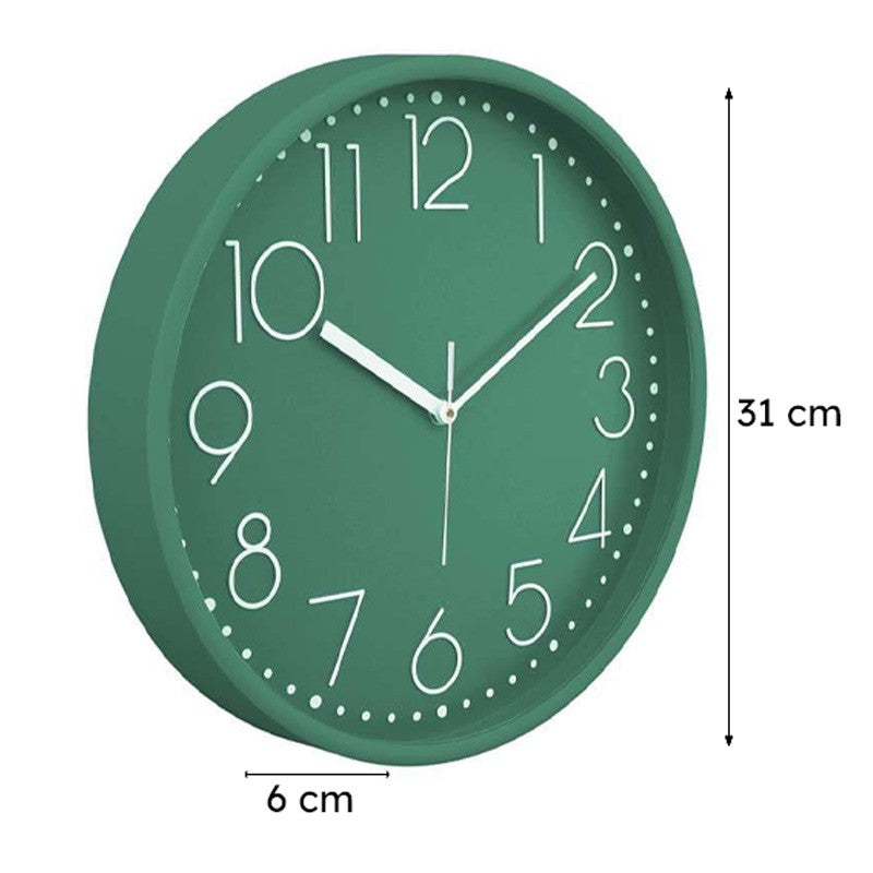 Elementary Wall Clock - Jade media 6