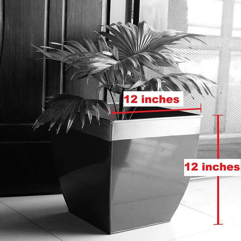 Yula Goldo Planter (Red) - Set Of Two media 5