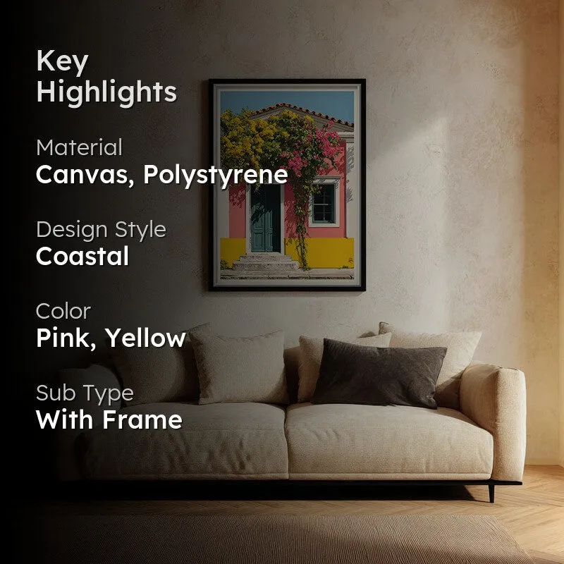 Calira Canvas Wall Painting With Black Frame media 2