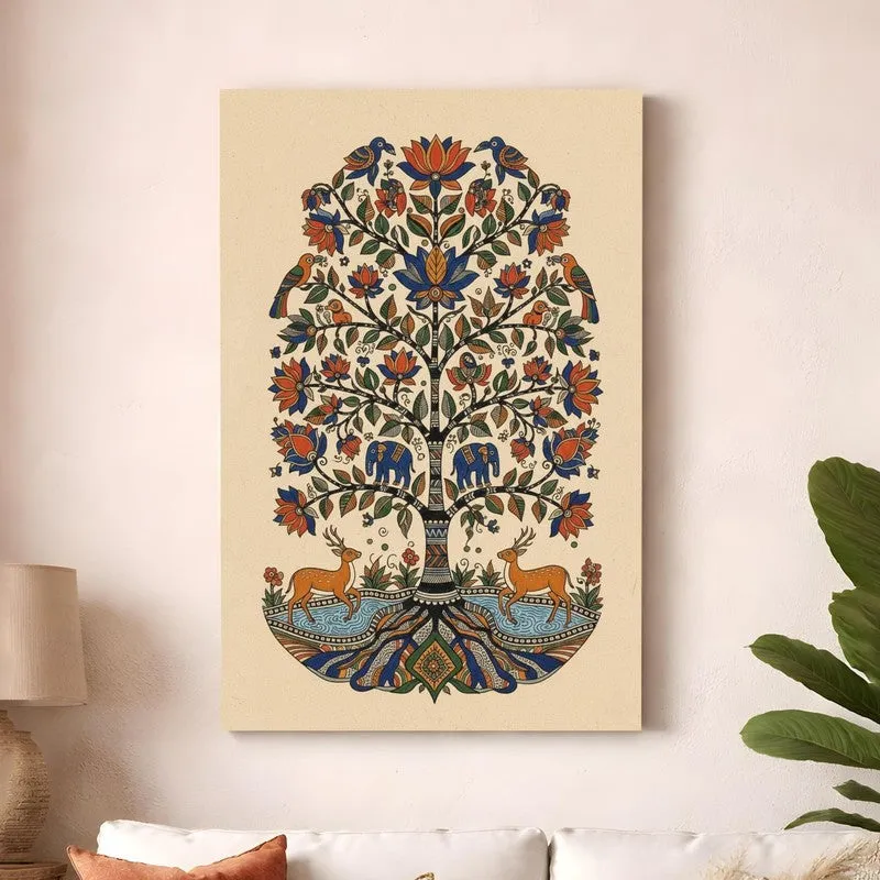 Mystic Ethnic Canvas Wall Art media 3