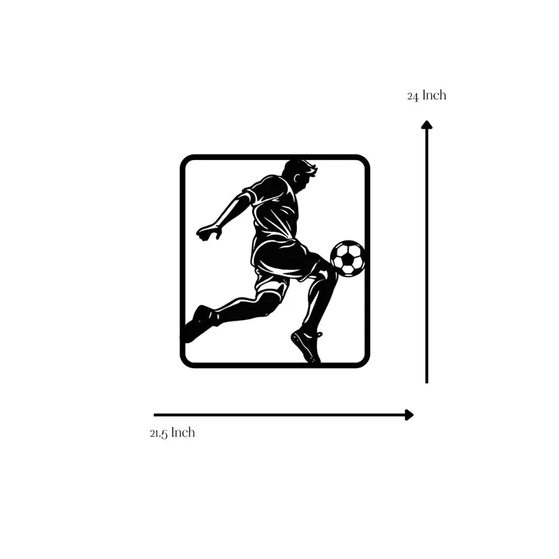 Football Kicks Iron Wall Accent media 5