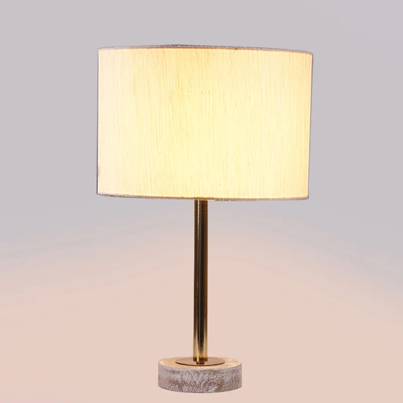 Cotin I Rodin Wooden Table Lamp - Beige,Gold,White media 5