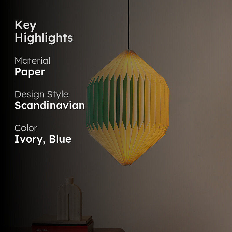 Fig Living Oblong Ceiling Lamp - Sea Blue media 2