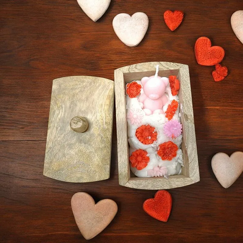 Sudsy Snuggles Rose & Jasmine Scented Soy Wax Candle media 3