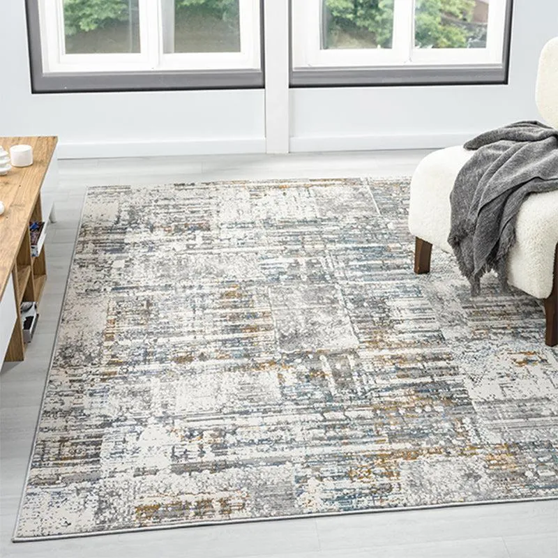 Ioda Abstract Carpet - Grey & Blue media 3