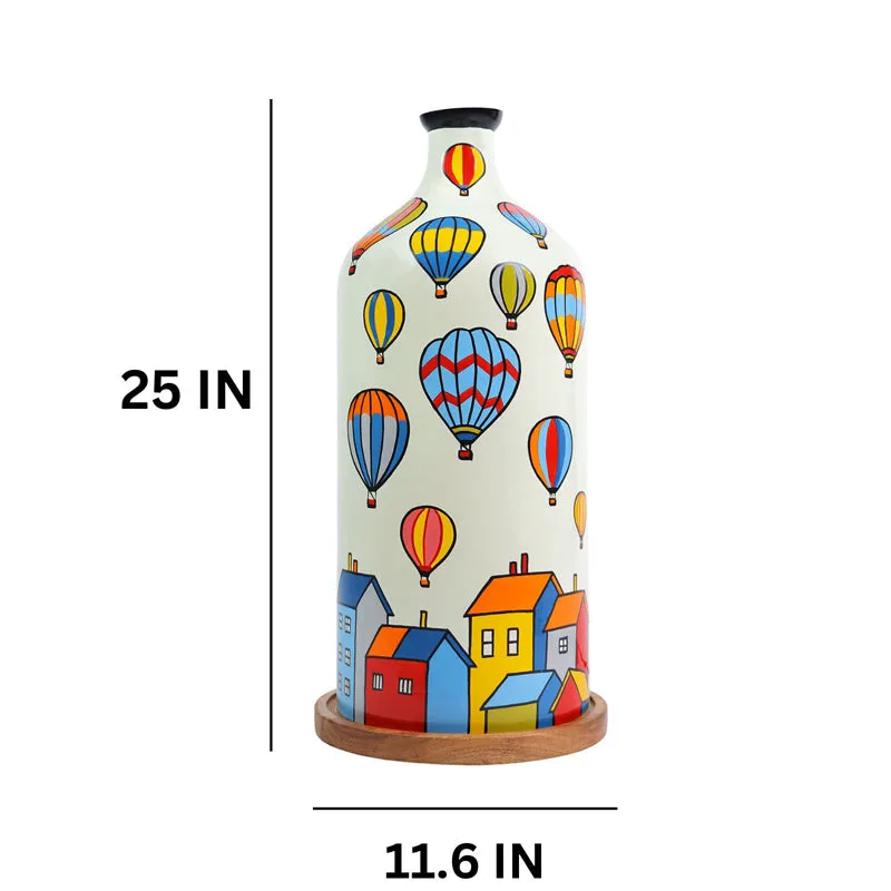 Dream Drift Hand Painted Glass Floor Lamp media 6