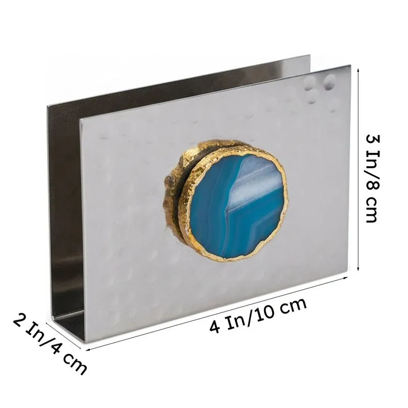 Selma Agate Napkin Holder - Turquoise media 6