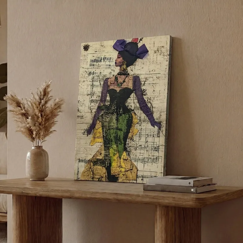 Painted Fashionista Wall Art media 1