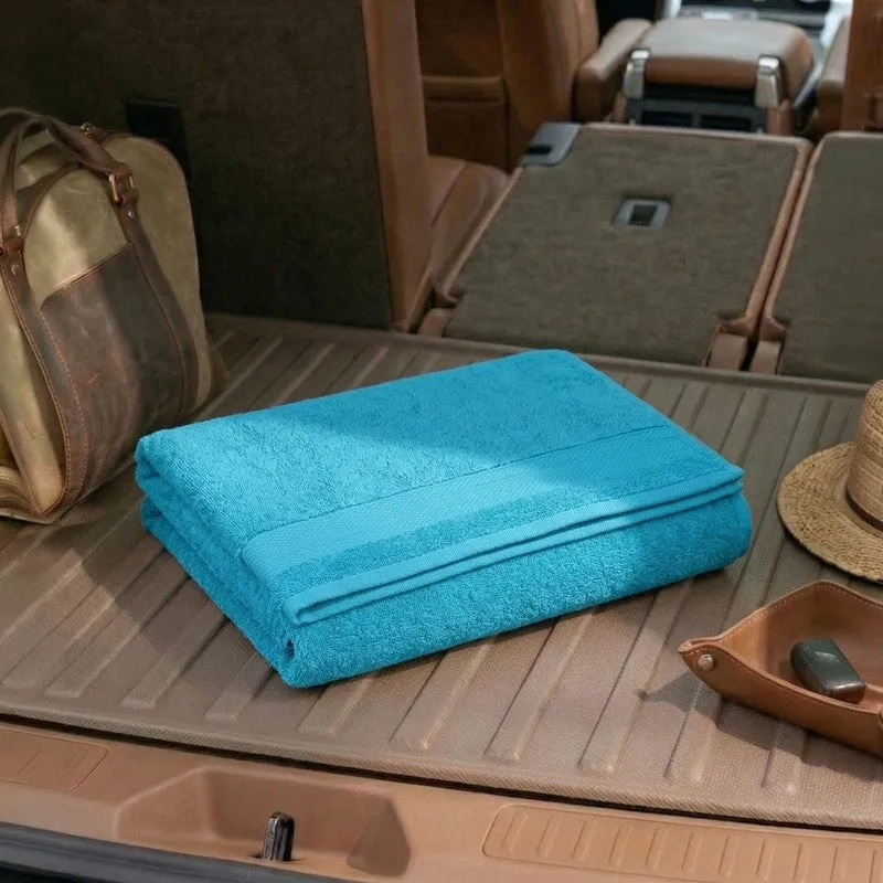 Monte Carlo Dry Nest Pure Cotton Bath Towel - Sky Blue media 3