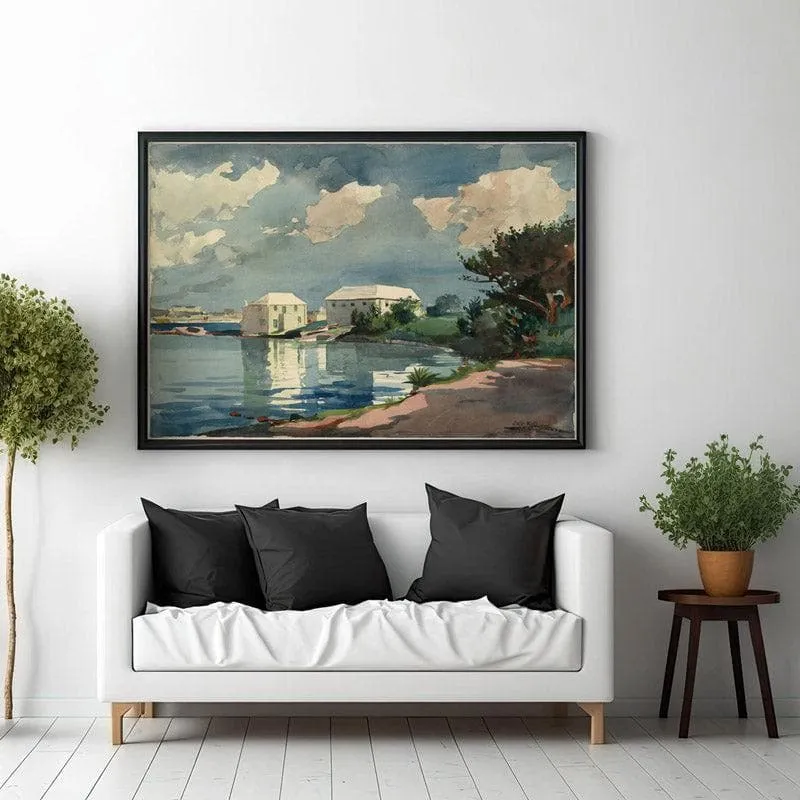 Salt Kettle Bermuda By Winslow Homer - Black Frame media 3