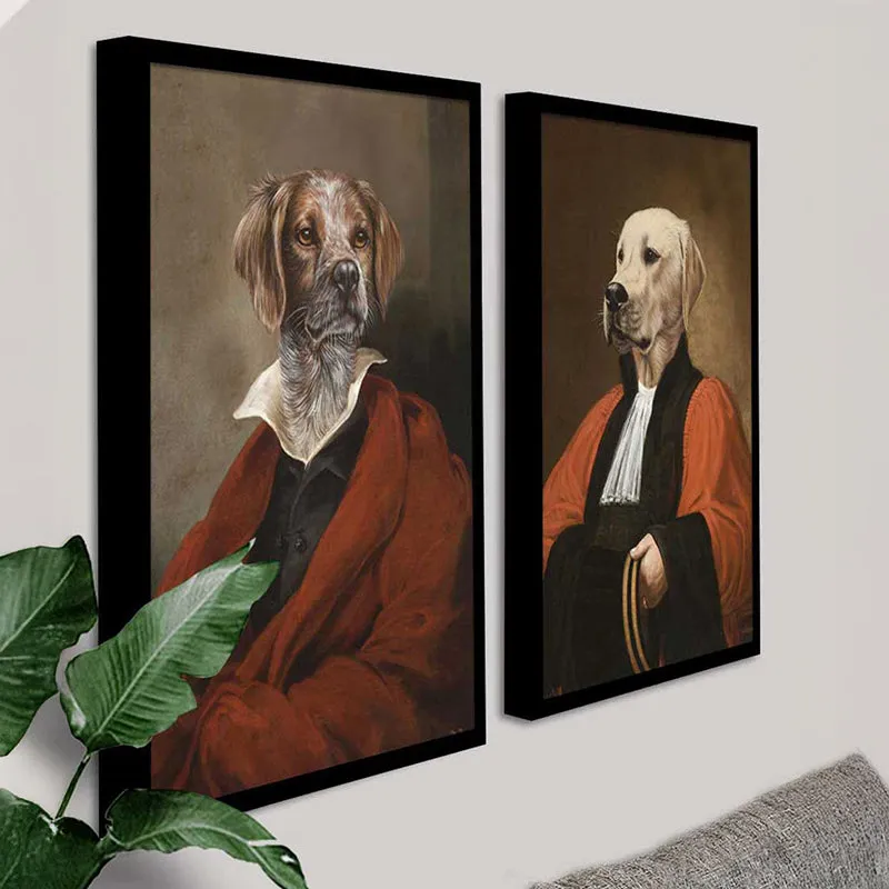 Regal Dogs Wall Art - Set Of Two media 4