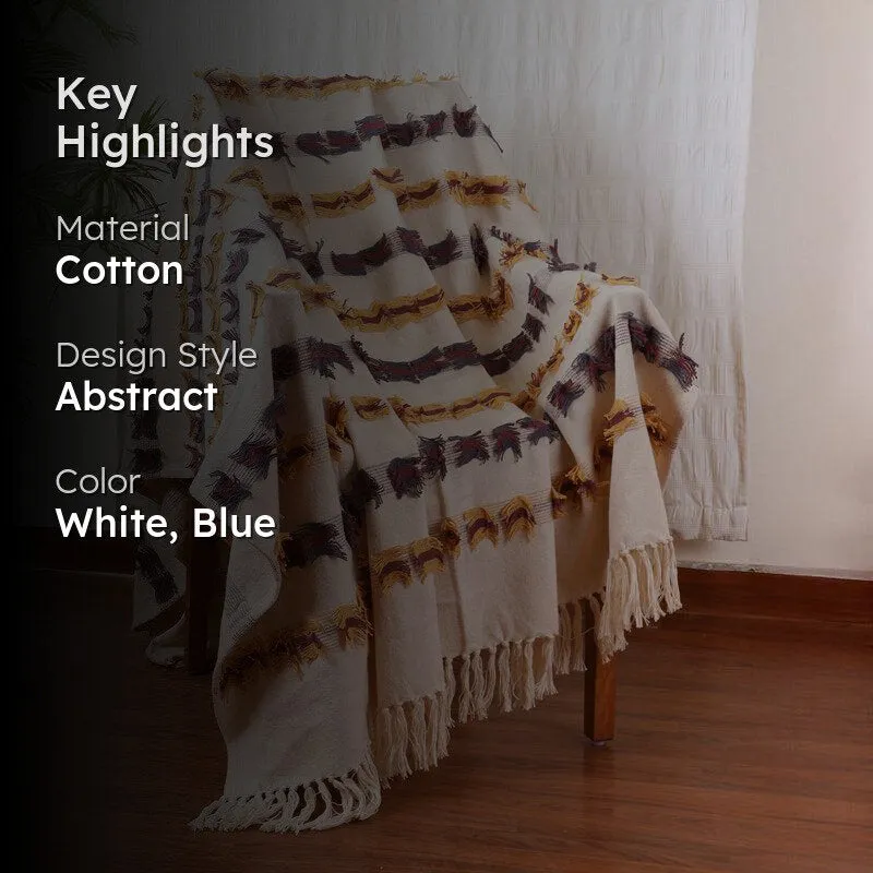 Threaded Harmony Cotton Throw media 2