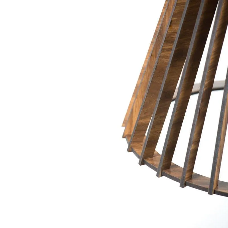 Cone Clan Wooden Ceiling Lamp media 5