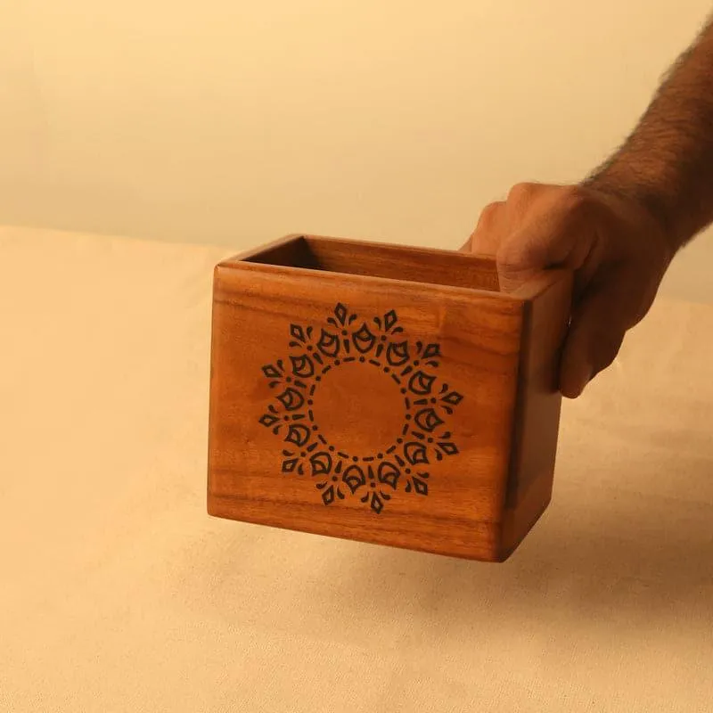 Ahana Mandala Cutlery Holder media 4