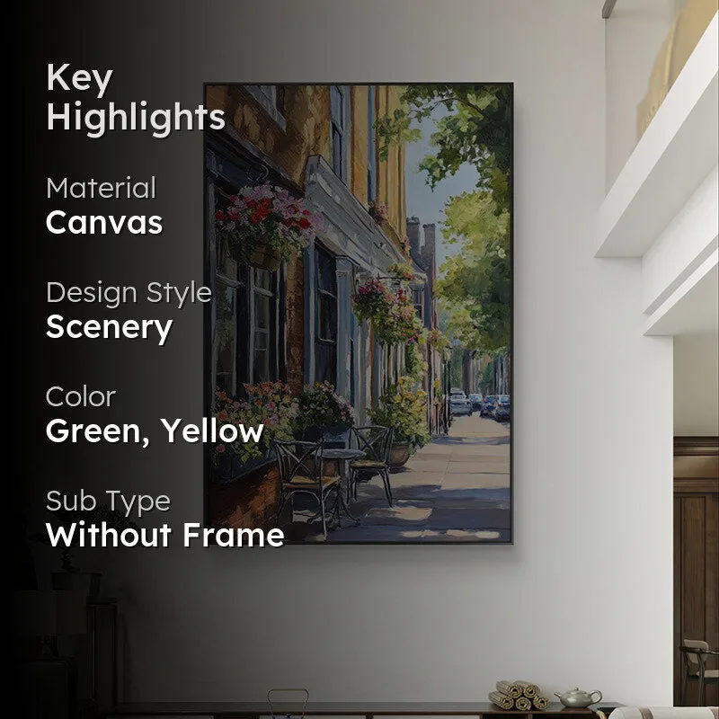 Quaint Towns Wall Painting media 2