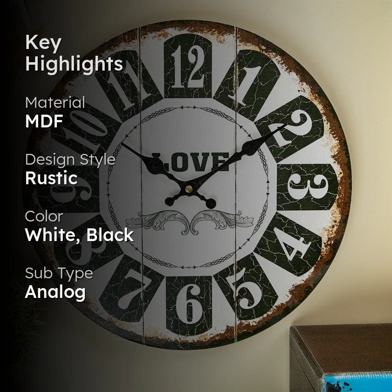 Evermore Analog Wall Clock media 2