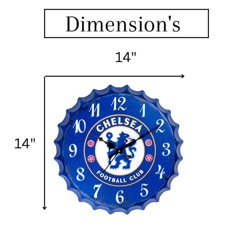 Chelsea Bottle Cap Wall Clock media 8