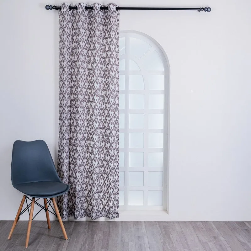 Vireza Soft Touch Floral Curtain - Set Of Two media 4