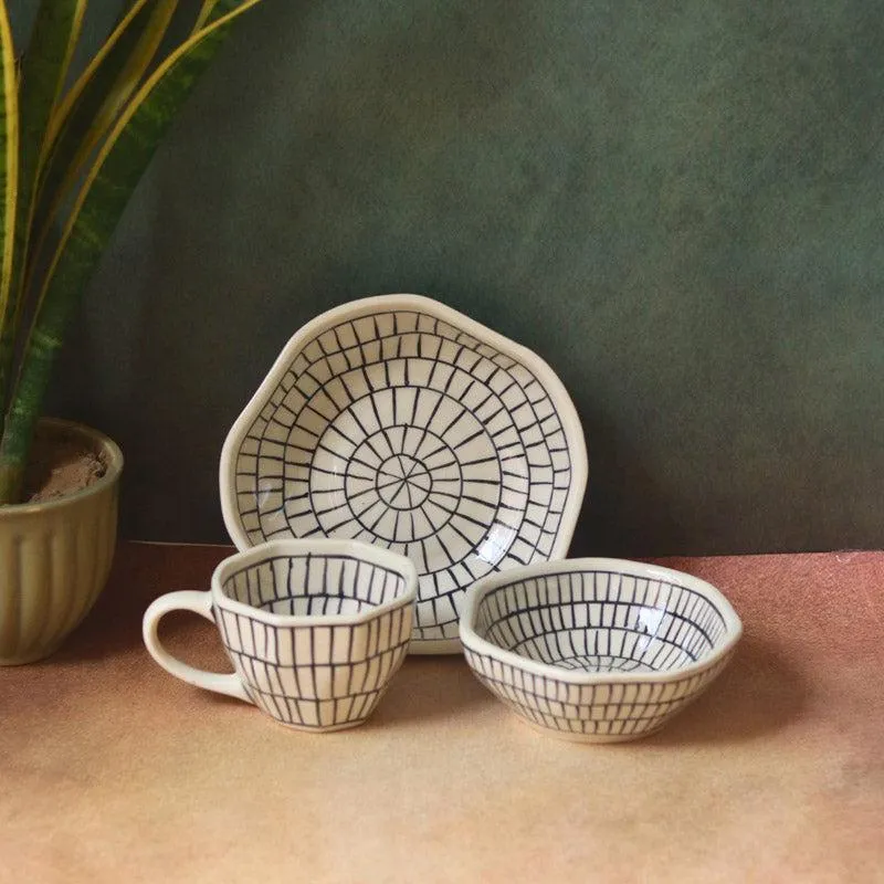 Vandra Tea & Snack Set - Three Piece Set media 1