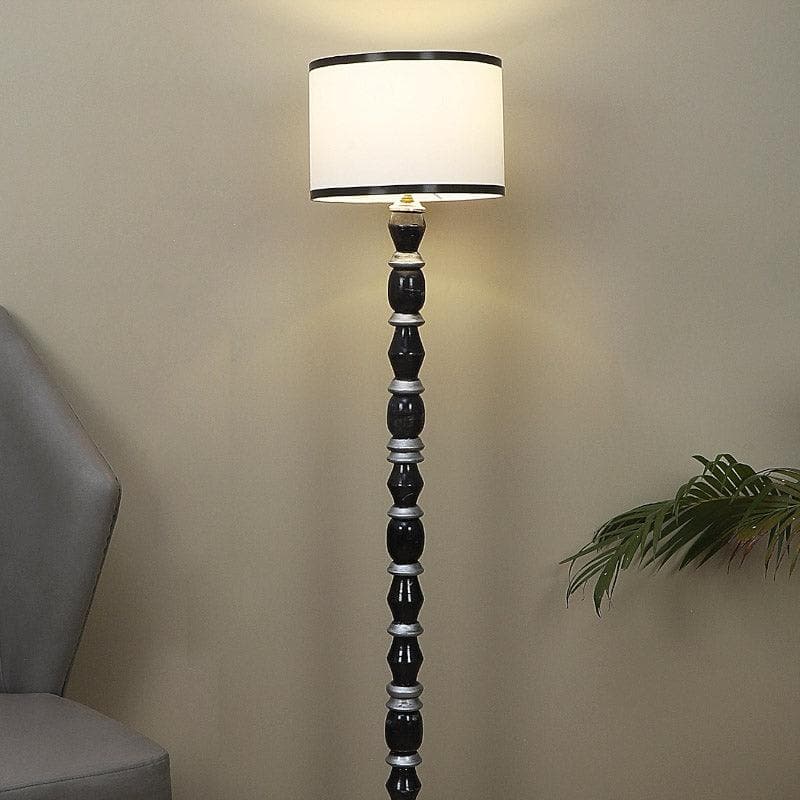 Moha Floor Lamp - White & Black