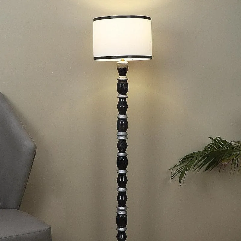 Moha Floor Lamp - White & Black media 1