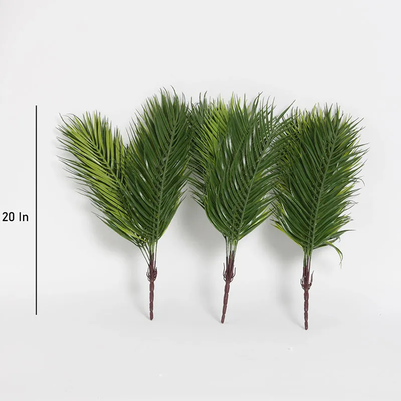 Faux Tropical Palm Bush (50 Cms) - Set Of Four media 4