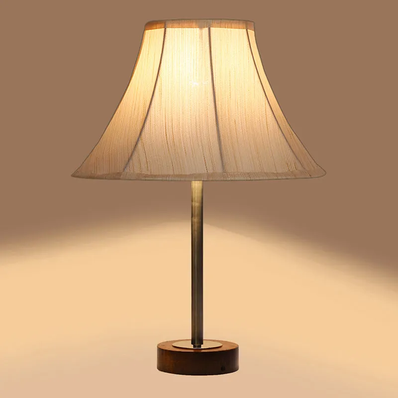 Ceylon Arc Rodin Wooden Table Lamp - OffWhite media 7