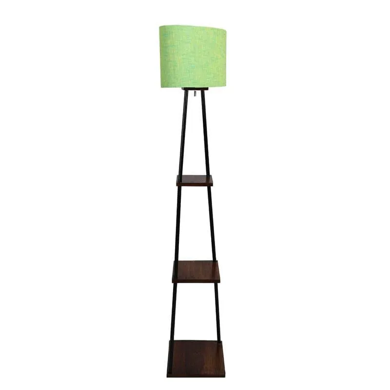 Zuri Black Pyramid Floor Lamp media 4
