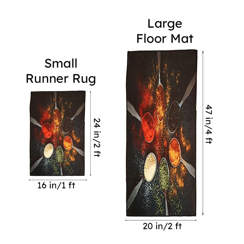 Spice Splash Kitchen Nylon Runner Rug - Set Of Two media 9
