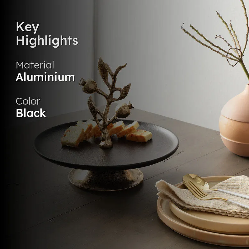 Pomegranate Delica Cake Stand - Black & Gold media 2