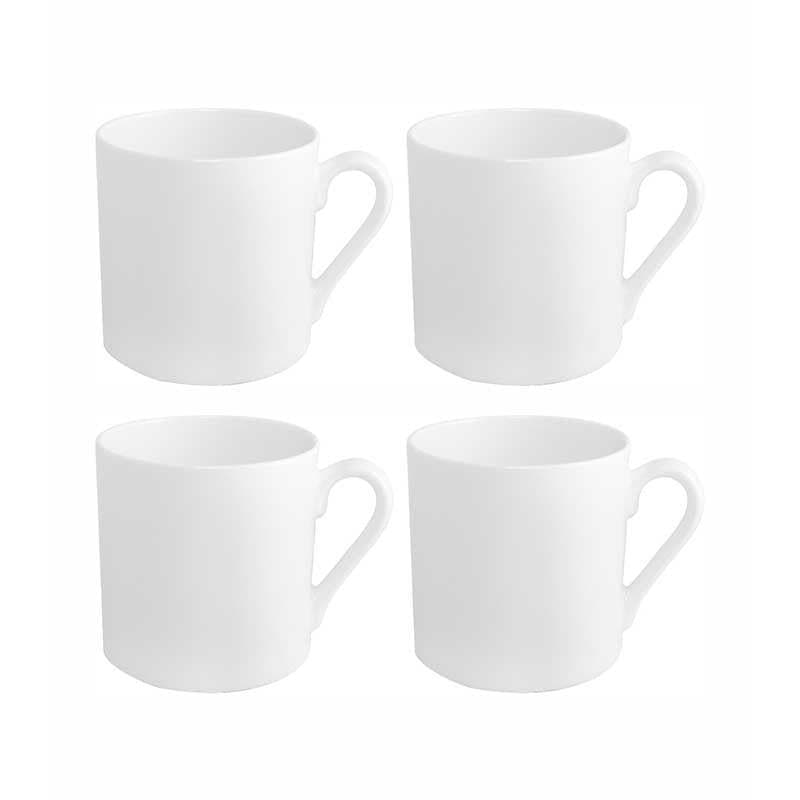 Sonaki Whitney Bone China Coffee Mug (360 mL Each) - Set of Four media 3