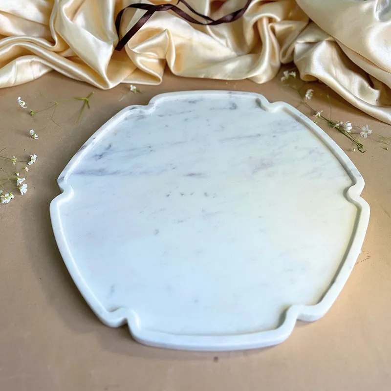 Sorella Hexagon Marble Platter media 5