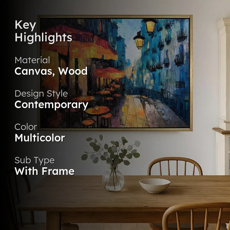 Lanternova Canvas Wall Painting With Frame media 2