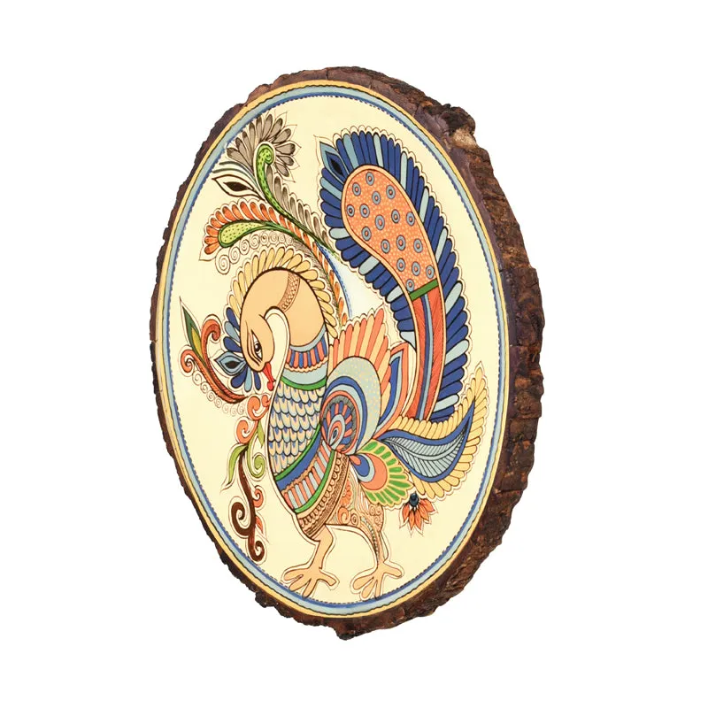 Mayura Madhubhani Wooden Wall Accent media 5