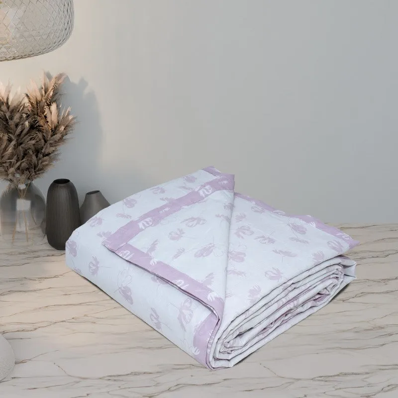 Petal Dots Printed Cotton Dohar (Pink,White) - 120 GSM media 10