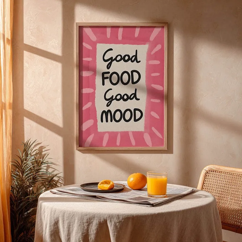 Plum Poetry Archival Canvas Wall Art - Brown media 4