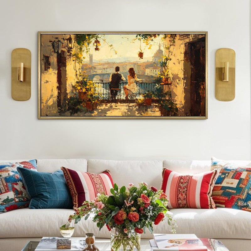 Still Affection Canvas Wall Painting With Frame