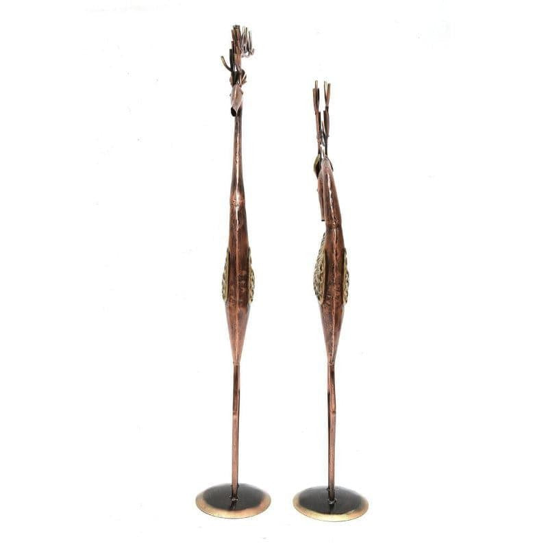 Deer Buddies Showpiece - Set Of Two media 4