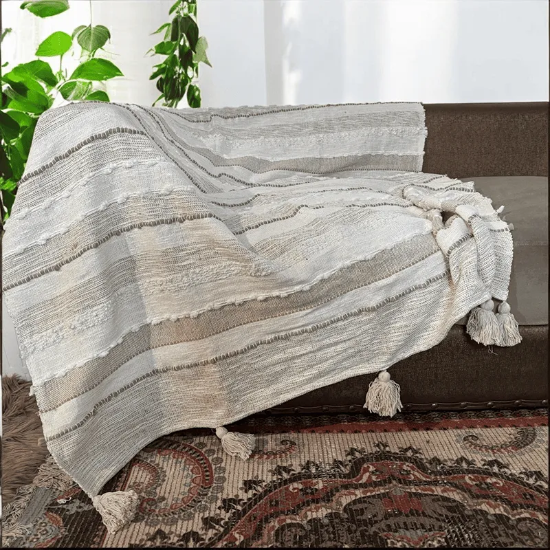 Woven Dune Tufted Throw media 1