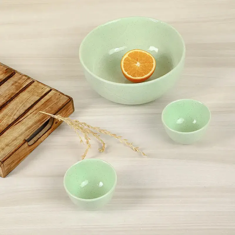 Lemongrass Handmade Dinner Set - 82 Piece Set media 3