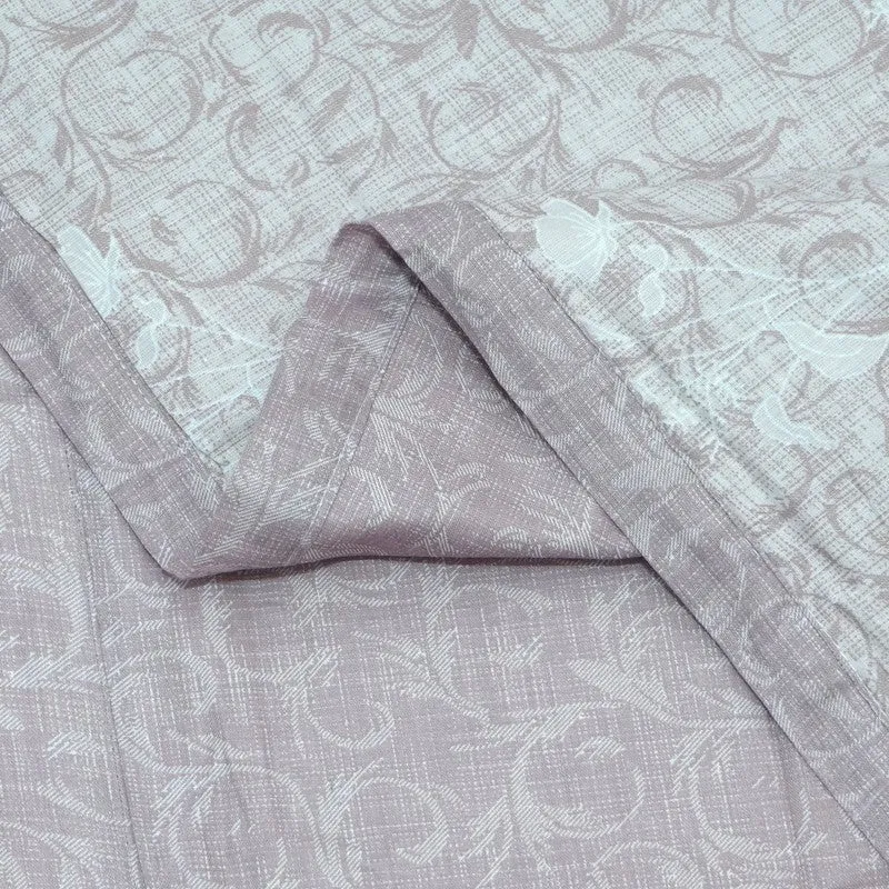 Little Petals Reversible Cotton Dohar (Purple,White) - 120 GSM media 7
