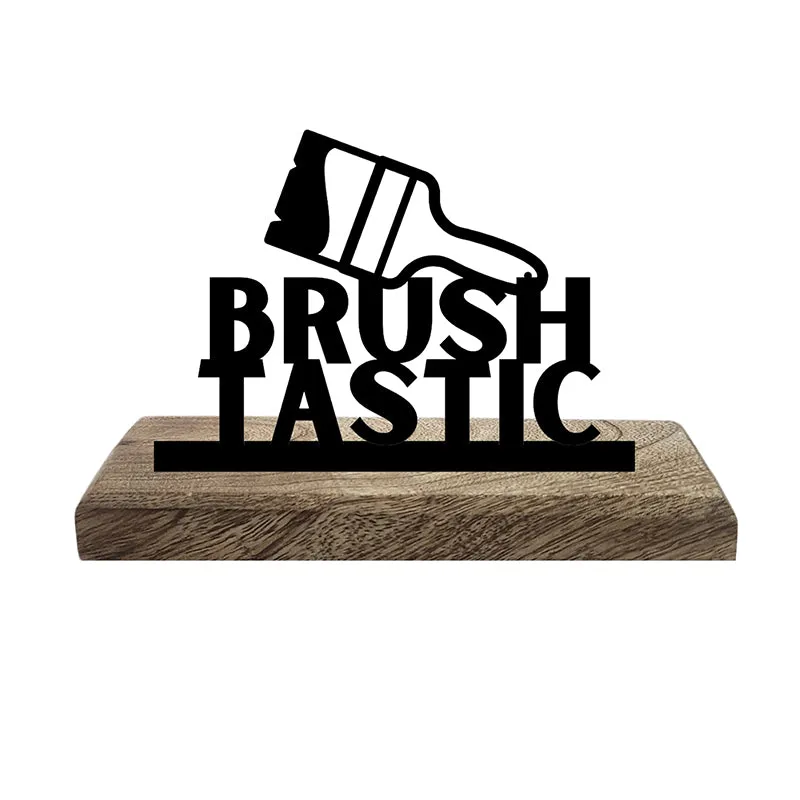 Brush & Art Showpiece - Set Of Two media 3
